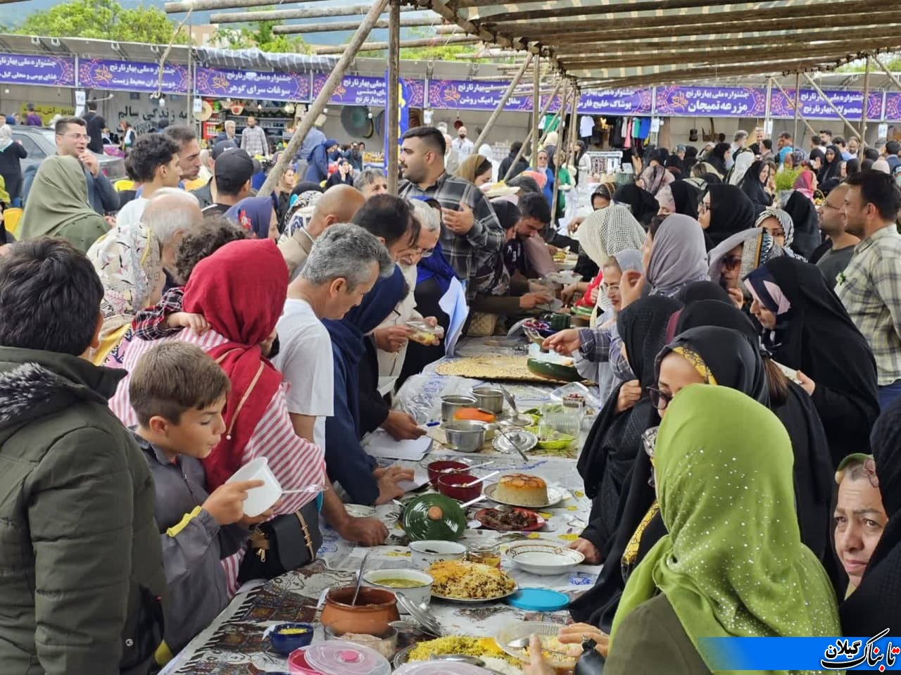 گزارش تصویری جشنواره غذا در کومله قسمت اول