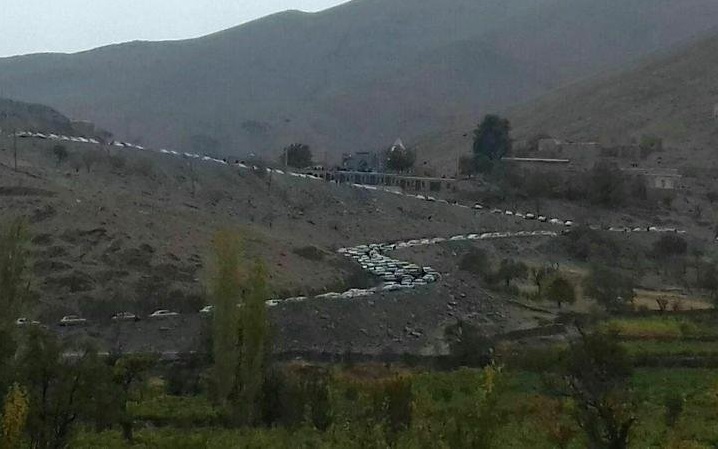 سایه  بلند مرگ بر سر جاده روستایی اراک -مهرآباد و هزاوه