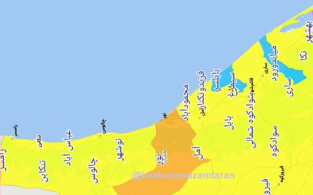 ورود مجدد مازندران به وضعیت پرخطر کرونایی